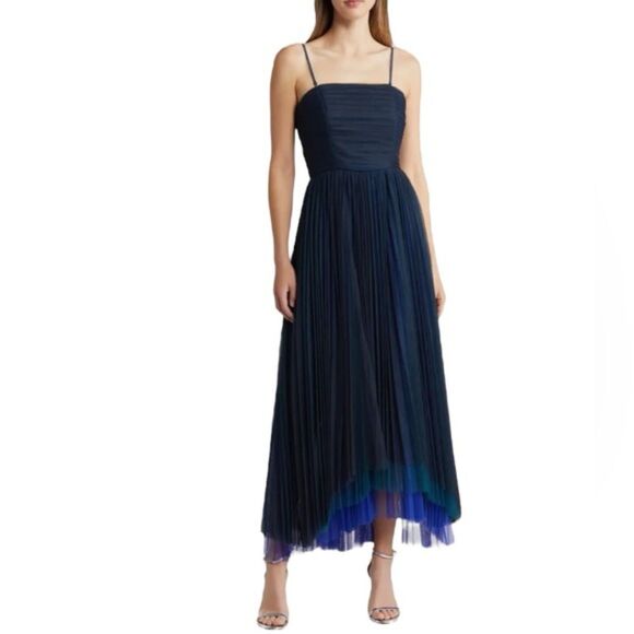 Chelsea28 Smocked Strapless Tulle Cocktail Dress NWOT Small Flaw Size XL - Picture 4 of 7